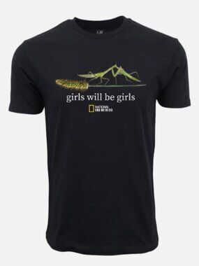 Funny Praying Mantis Shirt, Girls Will Be Girls Sarcastic Tee, Bug Lover Gift